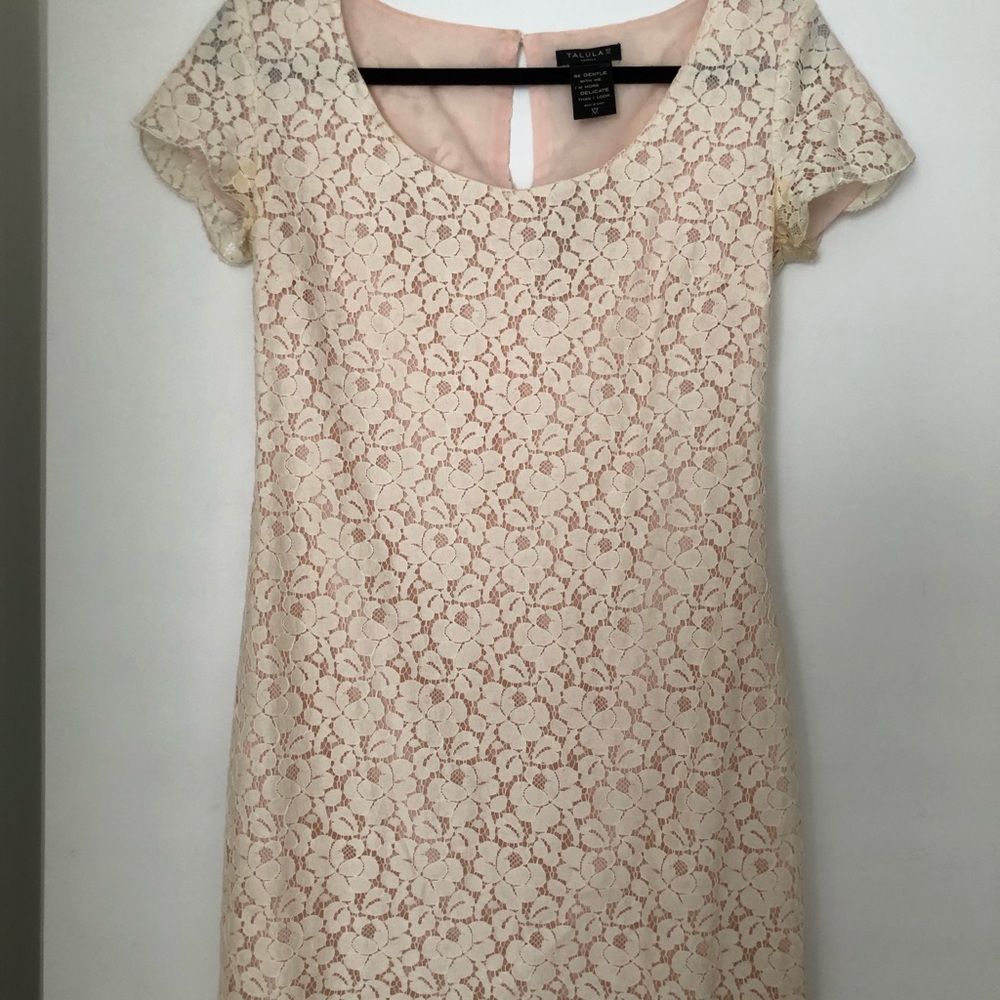 Aritzia Talula Lace Dress in creme
